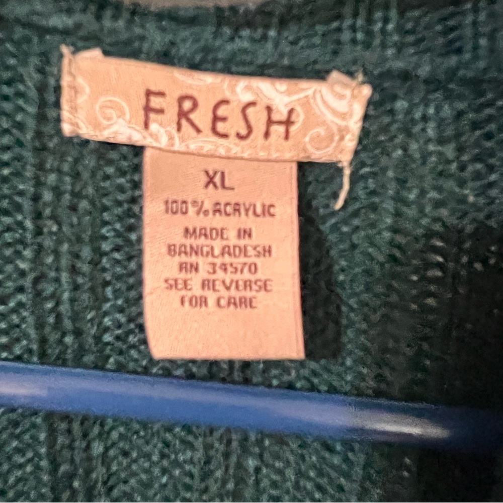 Women’s Teal Cardigan
Size XL - Picture 3 of 3